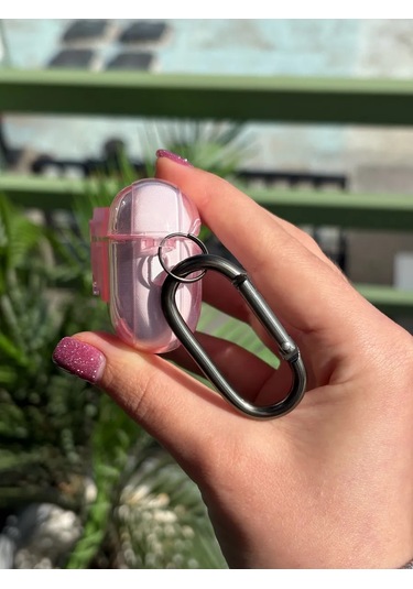 Yummy Case Airpods Uyumlu 4 Kablosuz Kulaklık Kılıfı Şeffaf 463057667 Pembe