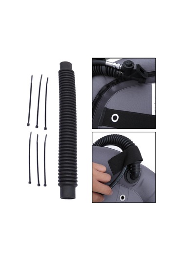 Dolıty Dalış Bcd Şişirme Hortumu Oluklu Bc Havayolu 14-inç