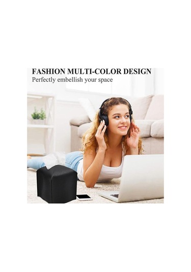 Banyo İçin H Kare Pu Yüz Mendili Kutusu Rulo Dağıtıcısı