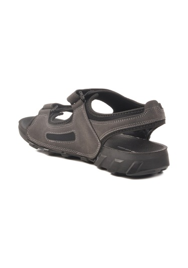 Füme Cırtlı Erkek Spor Sandalet Pc-7242 M Füme