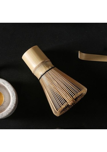 Bambu Matcha Çırpıcı Çay Kaşığı El Yapımı Geleneksel Japon Chasen Karıştırma Fırçası Diğer