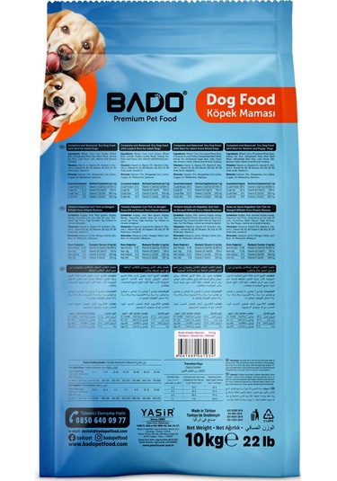 Bado Yetişkin Köpek Maması Küçük Irk 10 Kg