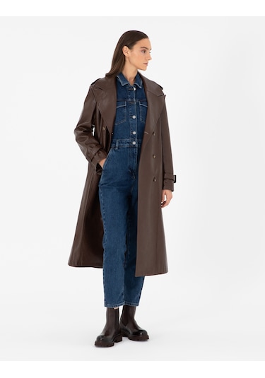 Pierre Cardin Kadın Kahverengi Trençkot 50295956-vr029 Kahverengi