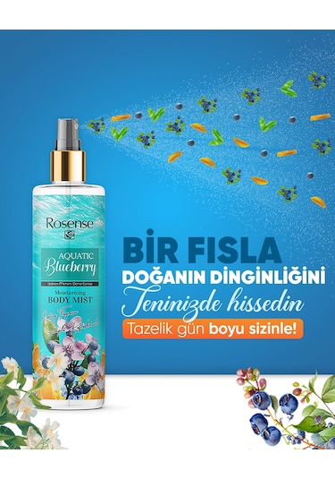 Rosense Body Mist Yaban Mersini Aquatic 200 Ml