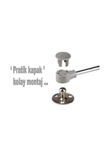 Std Dolap Amortisörü 4 Adet Gazlı Piston Kapak Hidroliği 100N