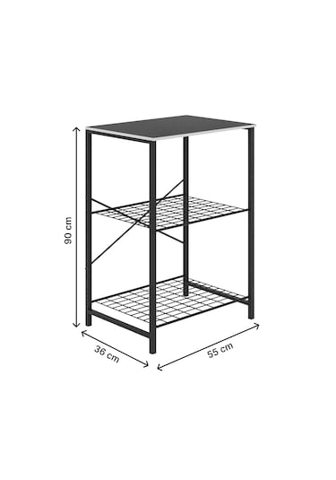 Çok Amaçlı Mutfak Rafı Bangosu Masa Dar Çam 1442