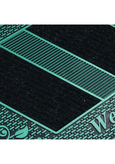 Welcome Yazılı Toz Tutma Özellikli Kauçuk Kapı Önü Paspası (507926376)