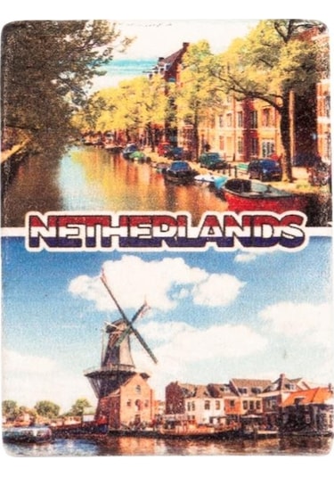 Hollanda Temalı Taş Magnet