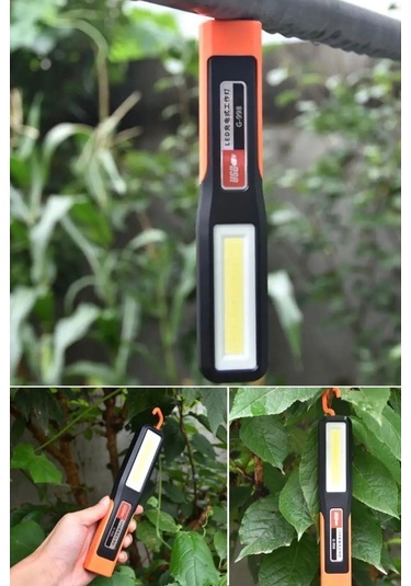 Pasajdanal Profesyonel Acil Durum Tamirci Feneri Mıknatıslı Şarjlı Sarı