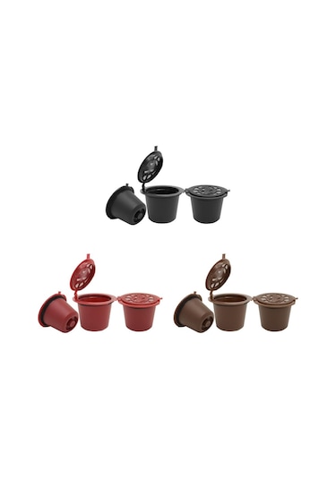 Suntek Nespresso Kahve Makinesi Kırmızı Için 3 Adet