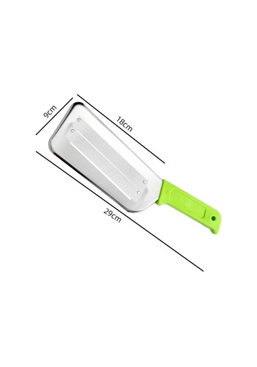 Çift Katmanlı Sebze Rendesi Rahat Sap Dilimleme Aletleri Pratik Rende Dilimleyici Yeşil