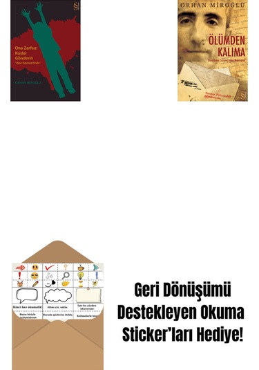 Ona Zarfsız Kuşlar Gönderin + Ölümden Kalıma + Okuma Sticker'ları