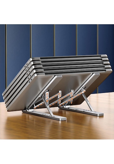 BN16 Metal Kasa Alüminyum Dizüstü Laptop Bilgisayar Standı Katlan
