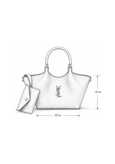 Vulapari Krem Ysl Model Kadın El Ve Omuz Çantası