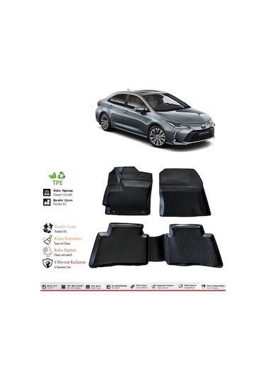 Toyota Corolla 2025 Model 4d Havuzlu Paspas