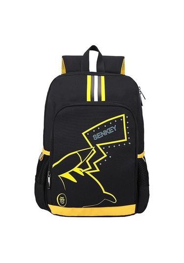 Ilköğretim Okulu Sırt Çantası, Çocukların Üç Boyutlu Sırt Çantası Iqz24l Siyah