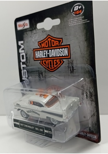 Maisto H.d 1:64 Ölçek 1957 Chevrolet Bel Air Metal Araba 7 Cm