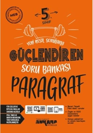 5. Sınıf Paragraf Soru Bankası Güçlendiren | Ankara N11.12248