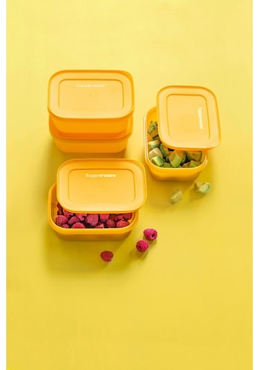 Tupperware Alaska Kap Kısa 450ml Sarı