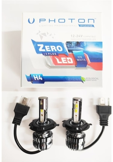 Zero H4 Ice Whıte Plus Fansız Led 12v-24v Beyaz