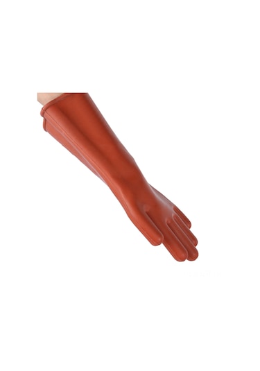 Geeroyoo 12kv Yüksek Gerilim Koruyucu Lastik Eldiven, Elektrikçi İçin Islaklık Ve Aşınma Dayanıklı, Elektrik Odaları Ve Güç Tesislerinde Kullanım