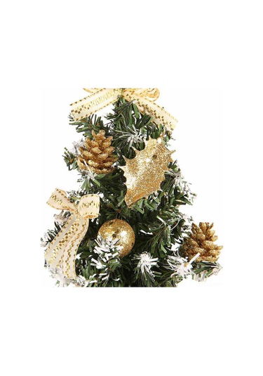 Kosona 30 Cm Kırmızı Pvc Mini Noel Ağacı - Masaüstü, Pencere Tabanı Ve Raflar İçin Noel Dekorasyonu