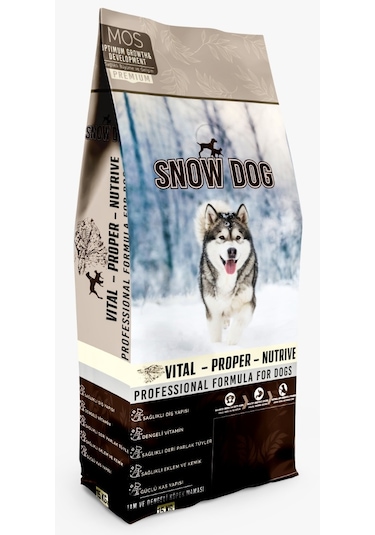 Snow Dog Kuzu Etli Yetişkin Köpek Maması 15 KG