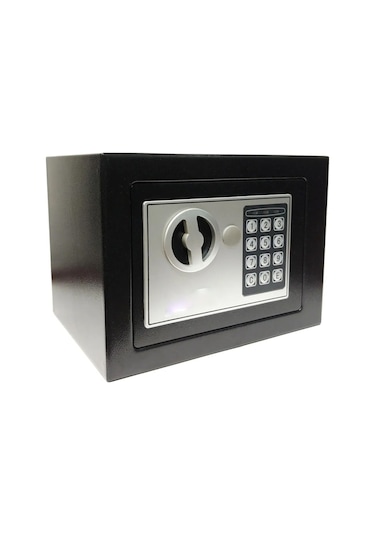 Moonshop Elektronik Şifreli Para Çelik Ve Otel Kasası 3 MM Montaj Ekipman