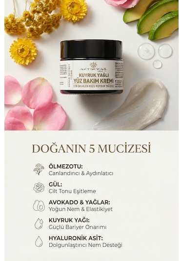 Kuyruk Yağlı Yüz Bakım Kremi 30 Ml