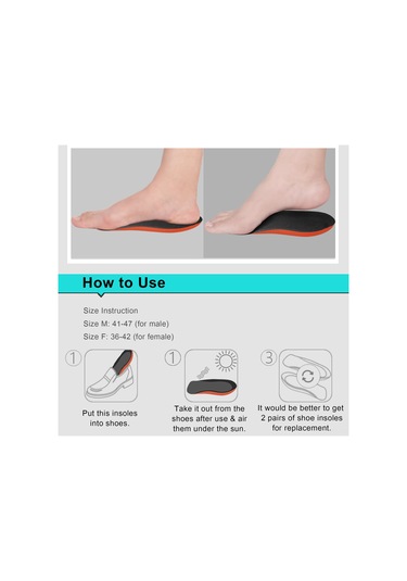 Vkemall Ayak Ağrısı Gideren Silikon Topuk Pedi - Erkek 41-47 Numara Çift