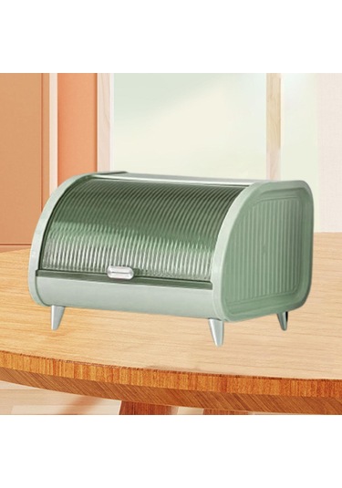 Homyl Kozmetik Saklama Kutusu Mutfak Kabı Fırın Kahve Yeşil