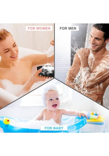 Ximistore9 Silikon Gövde Aşınmazlık Ve Saç Derisi Bakımı Fırçası - İki Yönlü Tasarım, Cinsiyet Ve Evcil Hayvan Uyumlu, Şampuan Uygulama Fonksiyonu Siyah