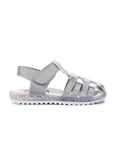 Kiko Kids Kız Çocuk Sandalet Arz 2348 Gümüş