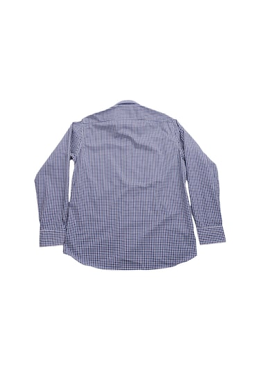 Giant Kareli Uzun Kol Erkek Gömleği - Modern Fit Lacivert