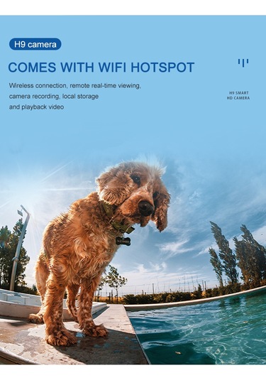 Mufunye H9 Akıllı Wifi Güvenlik Kamerası: 1080p Hd Gece Görüş, 170 Geniş Açı, Kablosuz İç/dış Kullanım