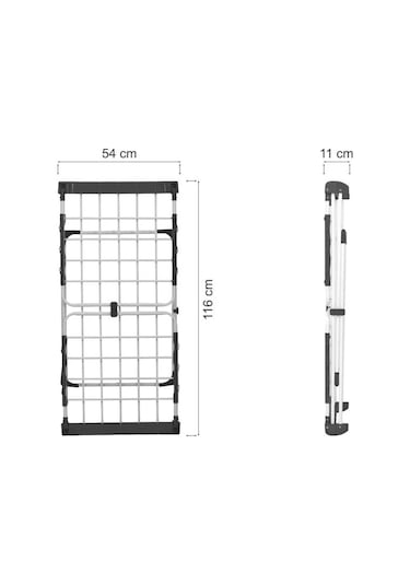 Harbinger Mm900 Besta Çamaşır Kurutma Askısı Ekstra Uzun, Ekstra Geniş Gri