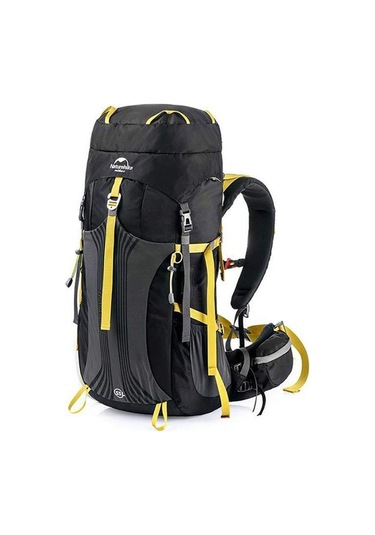 Naturehike 55+5 Lt Trekking Sırt Çantası Siyah