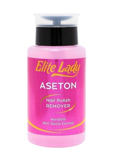 Pompalı Aseton Keratinli Ekstra Güçlü Oje Çıkarıcı Tırnak Uzamasına Yardımcı Besleyici Aseton 200 Ml