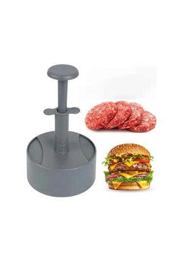 Gri Doldurulmuş Burgerler İçin Hamburger Presi Burger Patty Maker Sığır Eti Sebzeli Maker Kalıp Burger Köftesi Pişirme Barbekü İçin Mükemmel Gri