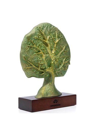 Hayat Ağacı Ahşap Kutulu Dekoratif Obje