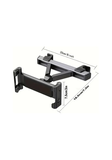 Hightower 360 Derece Dönebilen Sırt Yastığı Tablet Tutucu - Ayarlanabilir Araç Telefon Tutucu