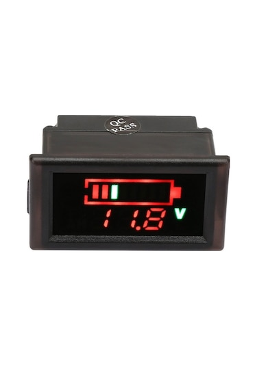 Besthome1 Su Geçirmez Akıllı Göstergesi - Gerçek Zamanlı Voltaj Ve Akü Seviyesi, Çift Tel, Dc 6-120v