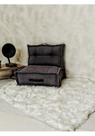 Colormix Seva, Sirtli Oturma Minderi, Minder, Bahçe Minderi ,oturma Odasi Minderi, Kalorifer Önü, Yer Minderi Antrasit