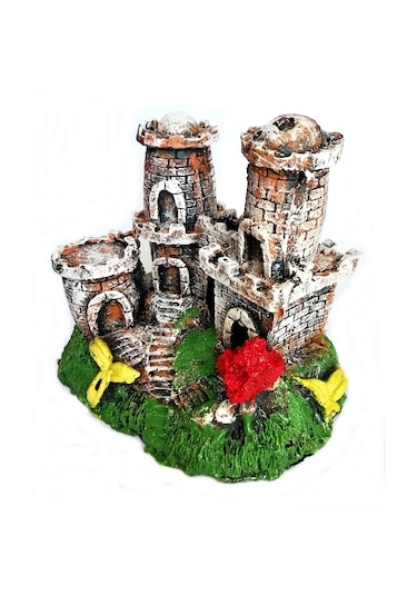 Eski Kule Akvaryum Dekoru 10 Cm
