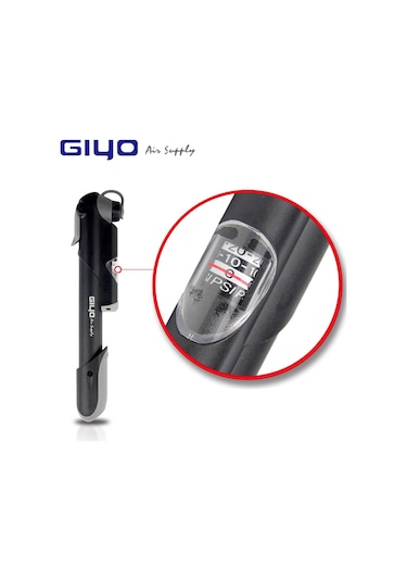 Giyo GP-41S Basınç Göstergeli Mini Pompa