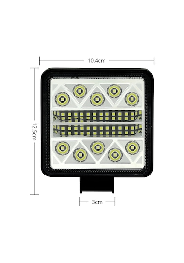 Dual Colour Wortex Çalışma Ve Off Road Lambası Beyaz-turuncu