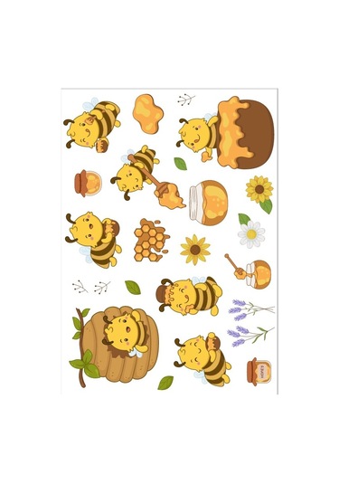 Arı Bal Sticker Set