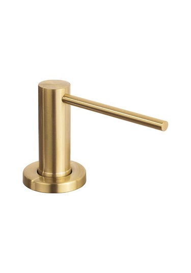 Anjiexun Mutfak İçin Sabunluk Fırçalanmış Tezgah Pompası El Losyonu Altın Altın