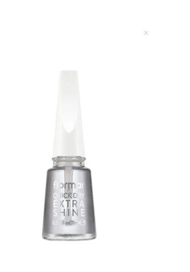 Flormar Quick Dry Extra Shine Çabuk Kuruyan Ve Parlaklık Veren Top Coat Tırnak Cilası 000 Transparent