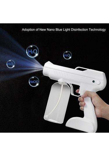 Suofeng Şarj Edilebilir Usb Portatif Nano Nemlendirici Ve Dezenfektan Cihazı, 800ml Kapasiteli, Mavi Işık Teknolojili